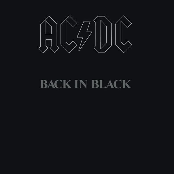 Back In Black by AC/DC, the album Shoot to Thrill appears on