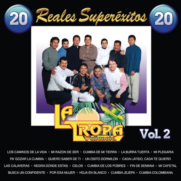 20 Reales Superéxitos: La Tropa Vallenata, Vol. 2 by La Tropa Vallenata, the album Los Caminos de la Vida appears on