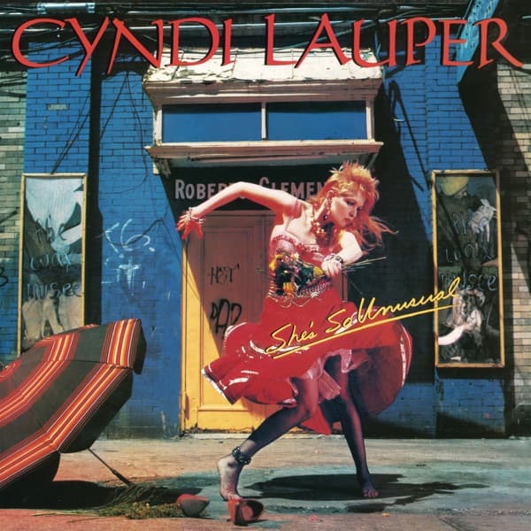She's So Unusual by Cyndi Lauper, the album Time After Time appears on
