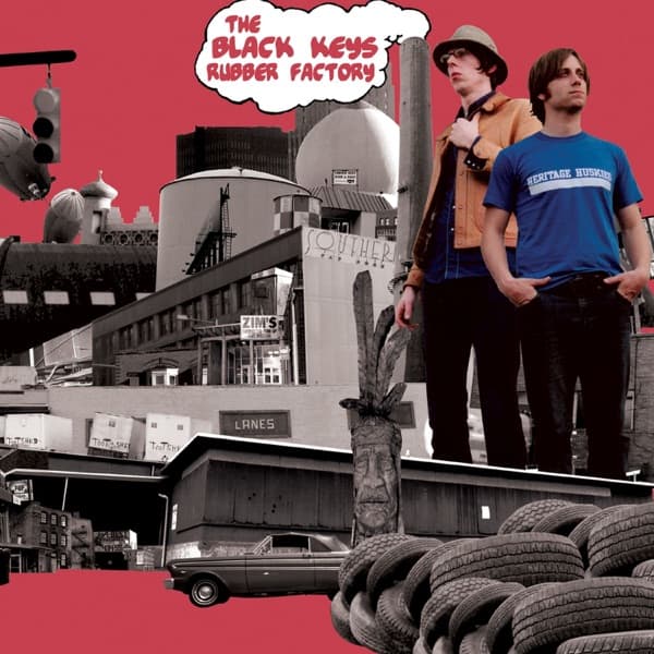 Rubber Factory by The Black Keys, the album 10 A.M. Automatic appears on