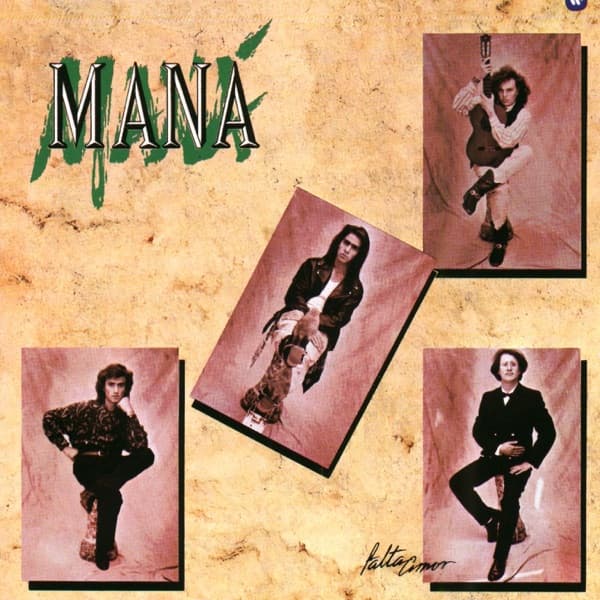 Falta Amor by Maná, the album Rayando el Sol appears on