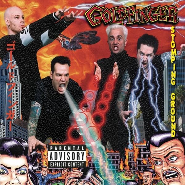 Stomping Ground by Goldfinger, the album 99 Red Balloons appears on