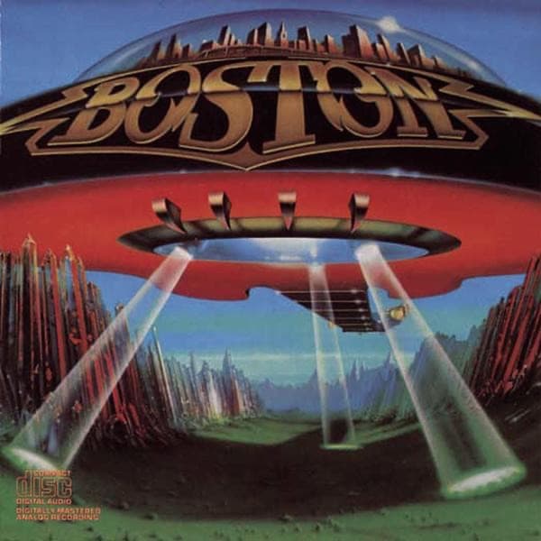 Don't Look Back by Boston, the album Party appears on