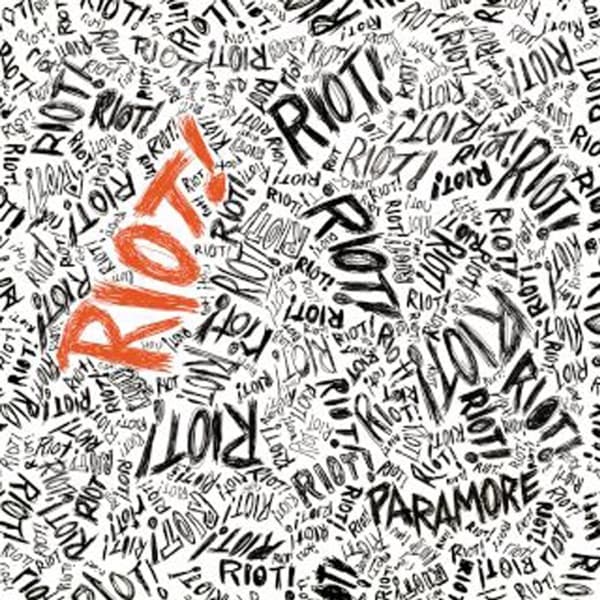 Riot! by Paramore, the album Crushcrushcrush appears on